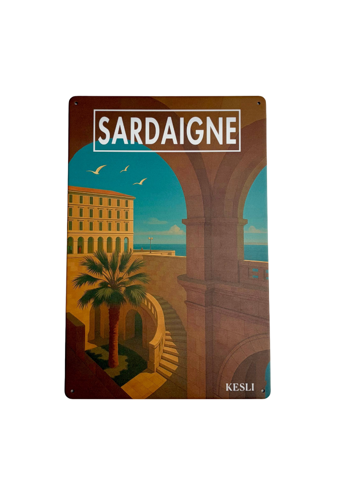 Affiche métal Sardaigne – Bastion de Saint-Rémy à Cagliari