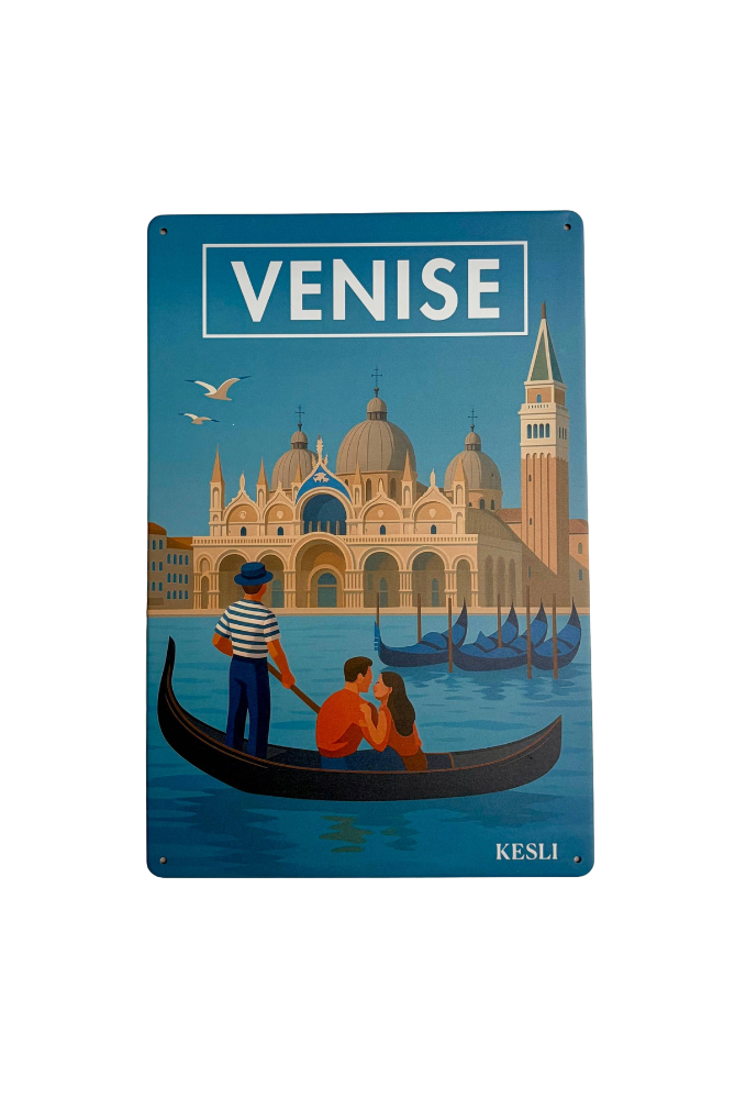 Affiche métal Venise – Basilique Santa Maria della Salute